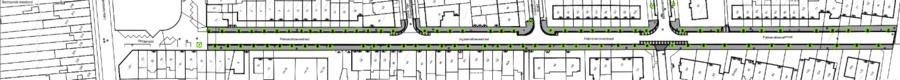 Plan huidige toestand Palmanshoevestraat